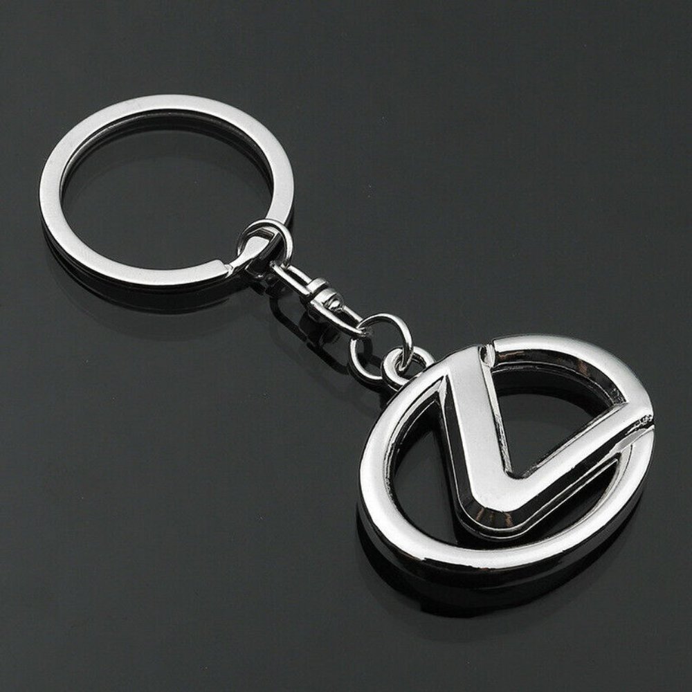 Fashion Car Logos Metal Key Chain Car Keychain Ring Keyfob for LEXUS